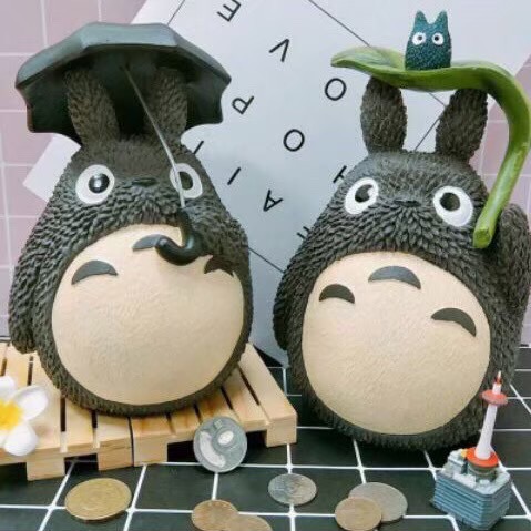 宮崎駿 吉卜力 TOTORO 龍貓 零錢筒 存錢筒 創意 可愛 療癒 造型 擺飾 擺飾 公仔 玩具 送禮 禮物 交換禮物-細節圖8