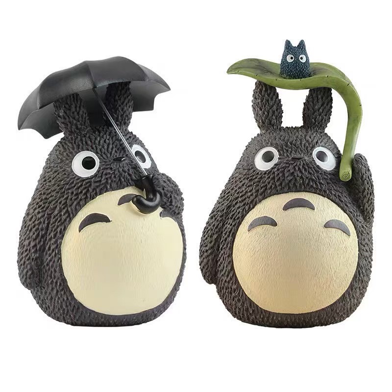 宮崎駿 吉卜力 TOTORO 龍貓 零錢筒 存錢筒 創意 可愛 療癒 造型 擺飾 擺飾 公仔 玩具 送禮 禮物 交換禮物-細節圖9