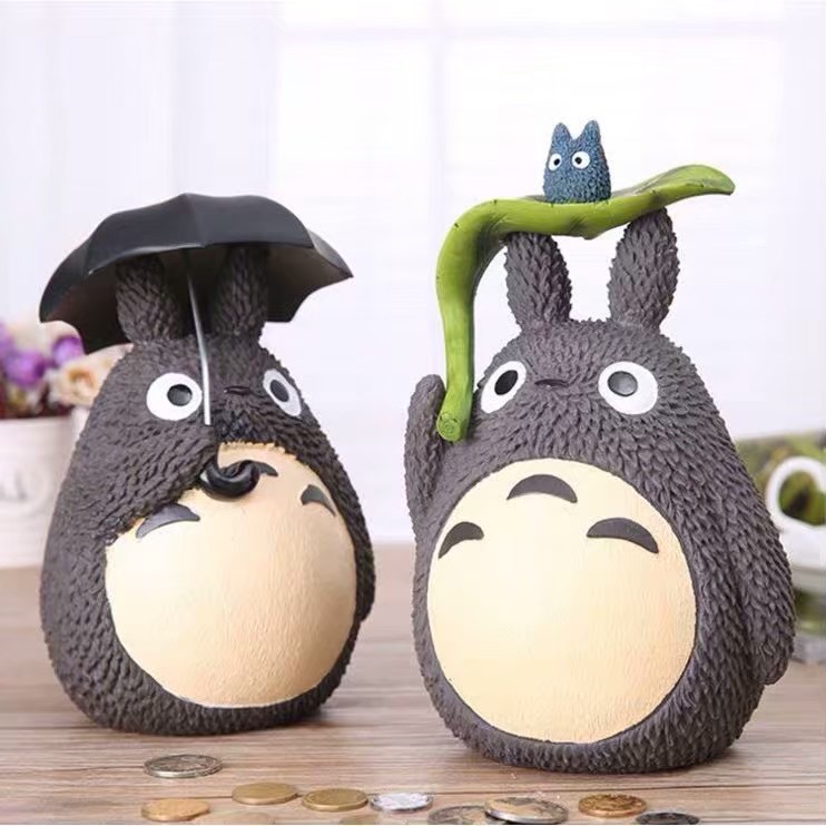 宮崎駿 吉卜力 TOTORO 龍貓 零錢筒 存錢筒 創意 可愛 療癒 造型 擺飾 擺飾 公仔 玩具 送禮 禮物 交換禮物-細節圖10