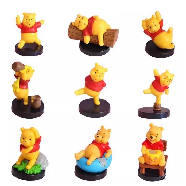 Disney 迪士尼 小熊維尼 跳跳虎 小豬 屹耳 卡通 造型 送禮 禮物 動漫 公仔 九款 擺件 擺飾 療癒 玩具-細節圖3