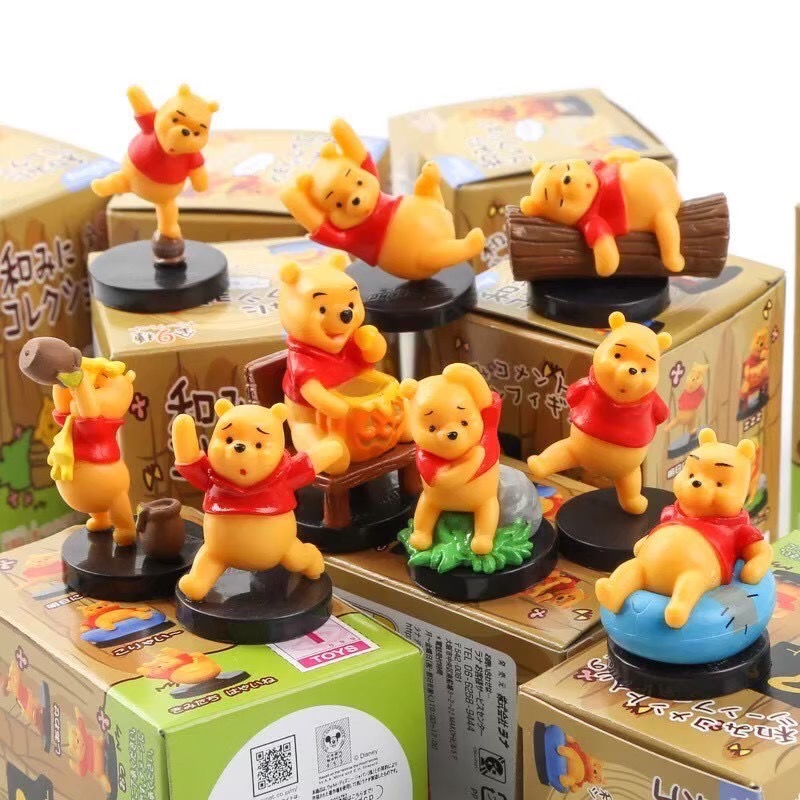 Disney 迪士尼 小熊維尼 跳跳虎 小豬 屹耳 卡通 造型 送禮 禮物 動漫 公仔 九款 擺件 擺飾 療癒 玩具-細節圖6
