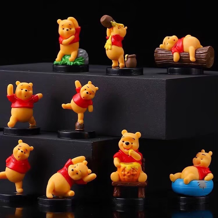 Disney 迪士尼 小熊維尼 跳跳虎 小豬 屹耳 卡通 造型 送禮 禮物 動漫 公仔 九款 擺件 擺飾 療癒 玩具-細節圖7
