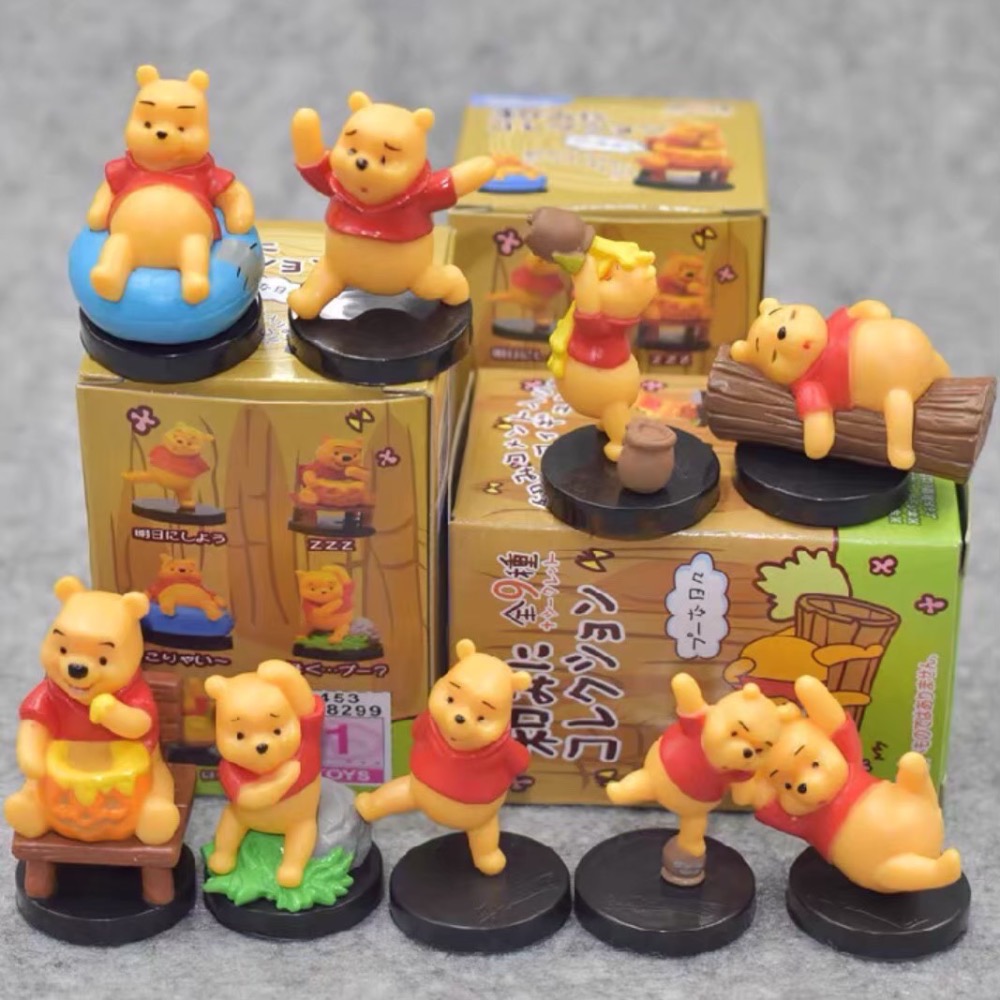 Disney 迪士尼 小熊維尼 跳跳虎 小豬 屹耳 卡通 造型 送禮 禮物 動漫 公仔 九款 擺件 擺飾 療癒 玩具-細節圖9