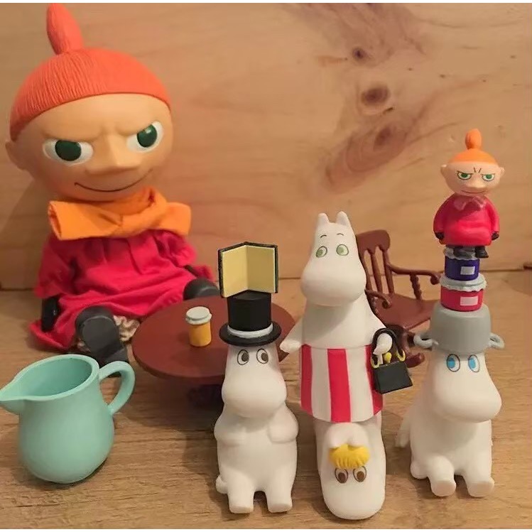 Moomin 姆明 姆明家族 嚕嚕米 小肥肥 童玩 疊疊樂 盒玩 公仔 擺飾 療癒 可愛 擺件 送禮 玩具 疊疊樂-細節圖3