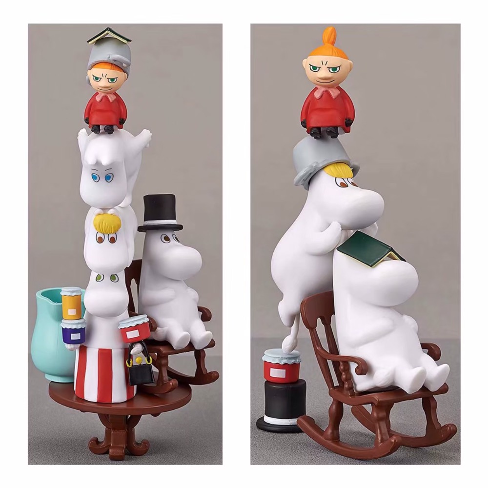 Moomin 姆明 姆明家族 嚕嚕米 小肥肥 童玩 疊疊樂 盒玩 公仔 擺飾 療癒 可愛 擺件 送禮 玩具 疊疊樂-細節圖5