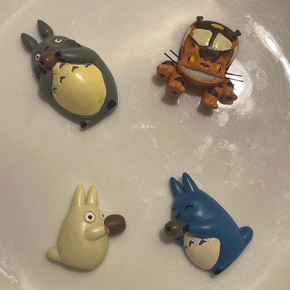 （出清）TOTORO 宮崎駿 吉卜力 龍貓 龍貓巴士 小龍貓 擺件 公仔 可愛 療癒 玩具 造型 磁鐵 磁貼 冰箱貼-細節圖2