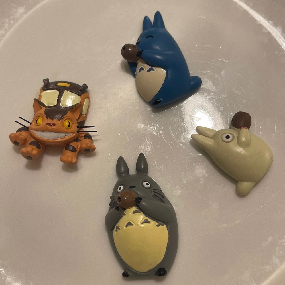（出清）TOTORO 宮崎駿 吉卜力 龍貓 龍貓巴士 小龍貓 擺件 公仔 可愛 療癒 玩具 造型 磁鐵 磁貼 冰箱貼-細節圖3