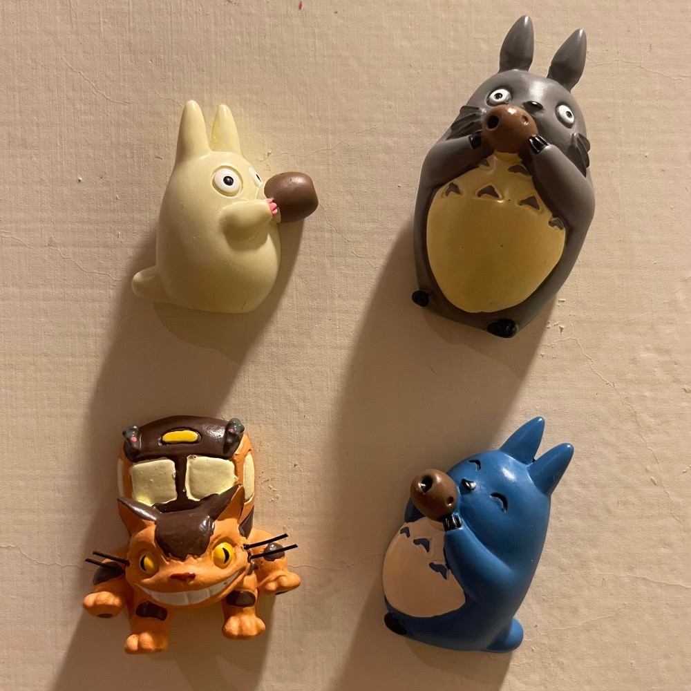 （出清）TOTORO 宮崎駿 吉卜力 龍貓 龍貓巴士 小龍貓 擺件 公仔 可愛 療癒 玩具 造型 磁鐵 磁貼 冰箱貼-細節圖5