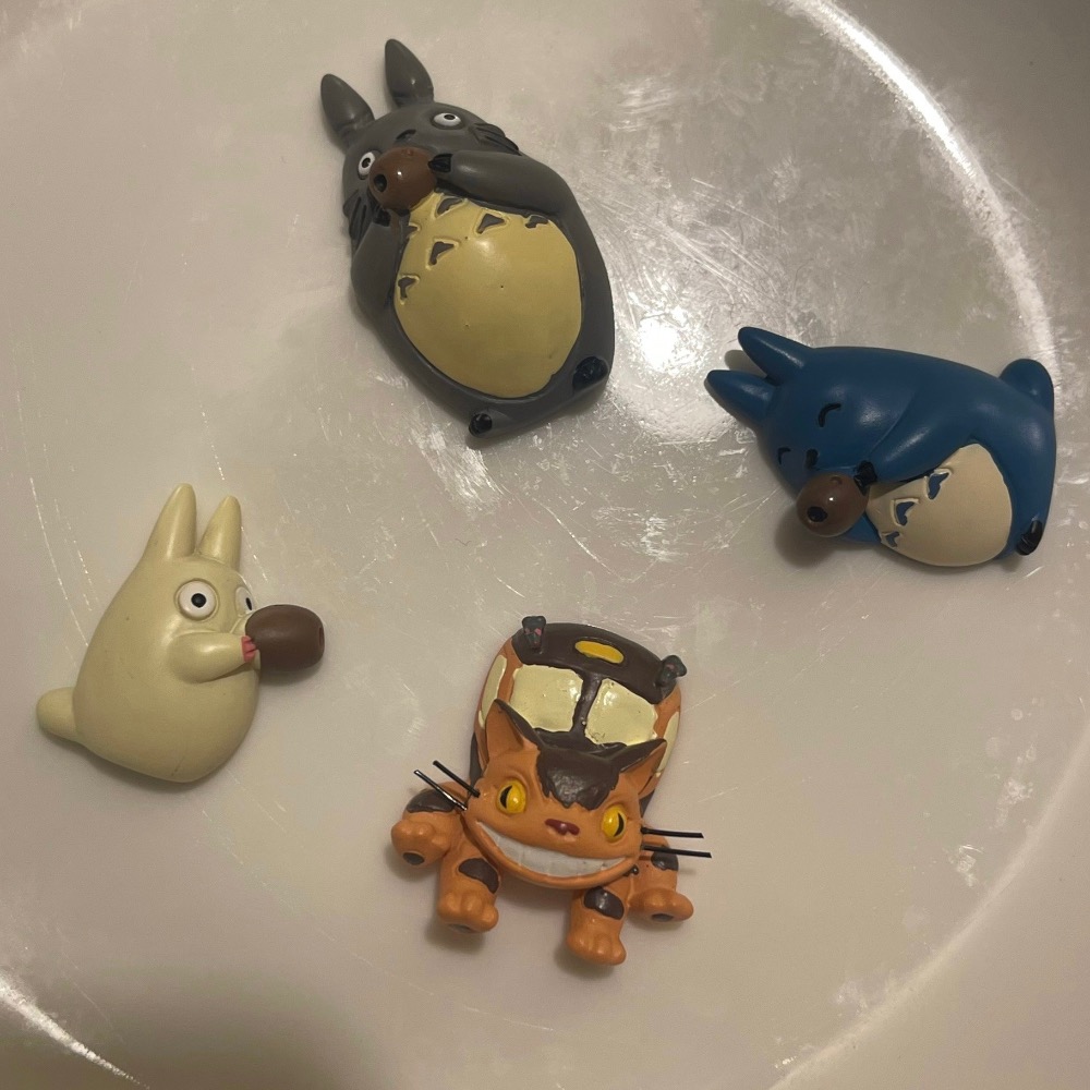 （出清）TOTORO 宮崎駿 吉卜力 龍貓 龍貓巴士 小龍貓 擺件 公仔 可愛 療癒 玩具 造型 磁鐵 磁貼 冰箱貼-細節圖6