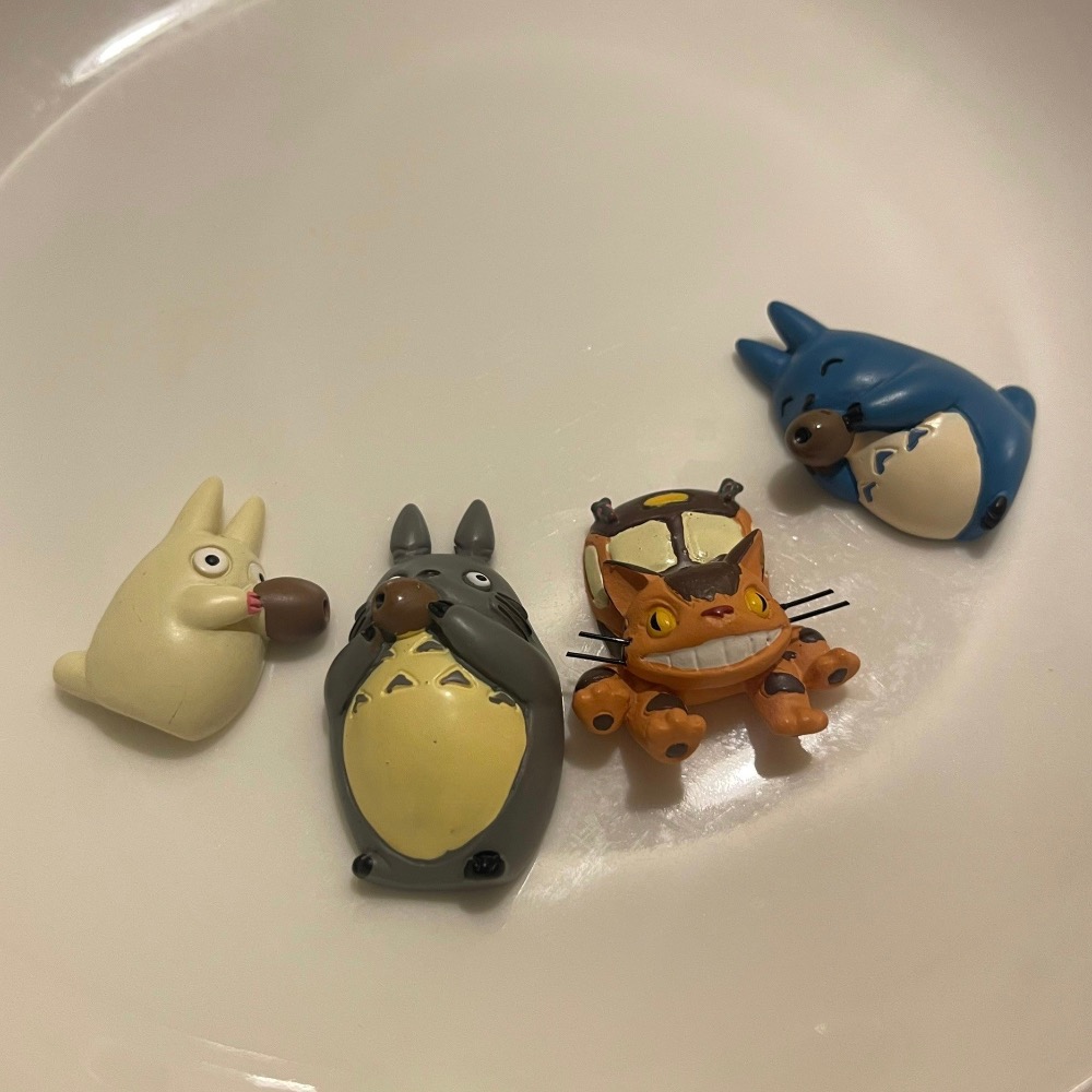 （出清）TOTORO 宮崎駿 吉卜力 龍貓 龍貓巴士 小龍貓 擺件 公仔 可愛 療癒 玩具 造型 磁鐵 磁貼 冰箱貼-細節圖7
