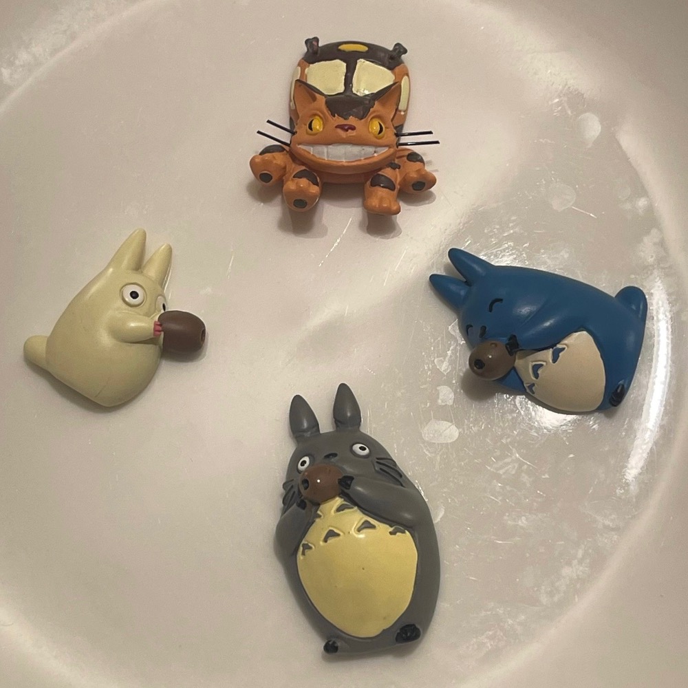 （出清）TOTORO 宮崎駿 吉卜力 龍貓 龍貓巴士 小龍貓 擺件 公仔 可愛 療癒 玩具 造型 磁鐵 磁貼 冰箱貼-細節圖8