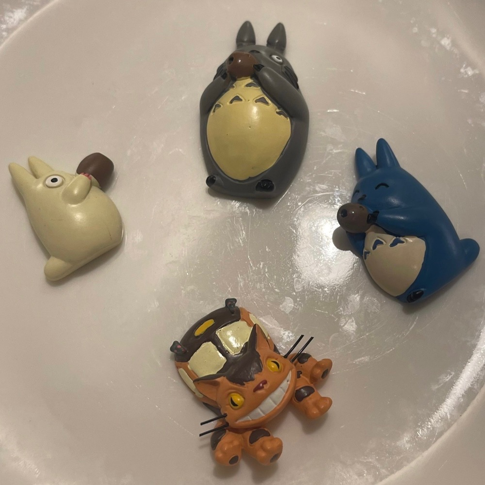 （出清）TOTORO 宮崎駿 吉卜力 龍貓 龍貓巴士 小龍貓 擺件 公仔 可愛 療癒 玩具 造型 磁鐵 磁貼 冰箱貼-細節圖10