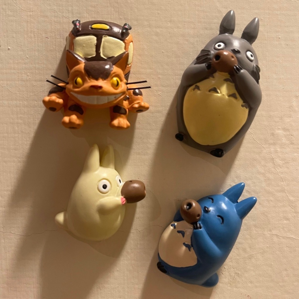 （出清）TOTORO 宮崎駿 吉卜力 龍貓 龍貓巴士 小龍貓 擺件 公仔 可愛 療癒 玩具 造型 磁鐵 磁貼 冰箱貼-細節圖11