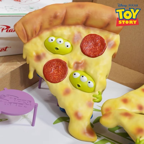Disney 迪士尼 PIXAR 皮克斯 玩具總動員 三眼怪 三眼仔 披薩 漢堡 公仔 擺飾 卡通 動漫 變裝 聖誕禮物