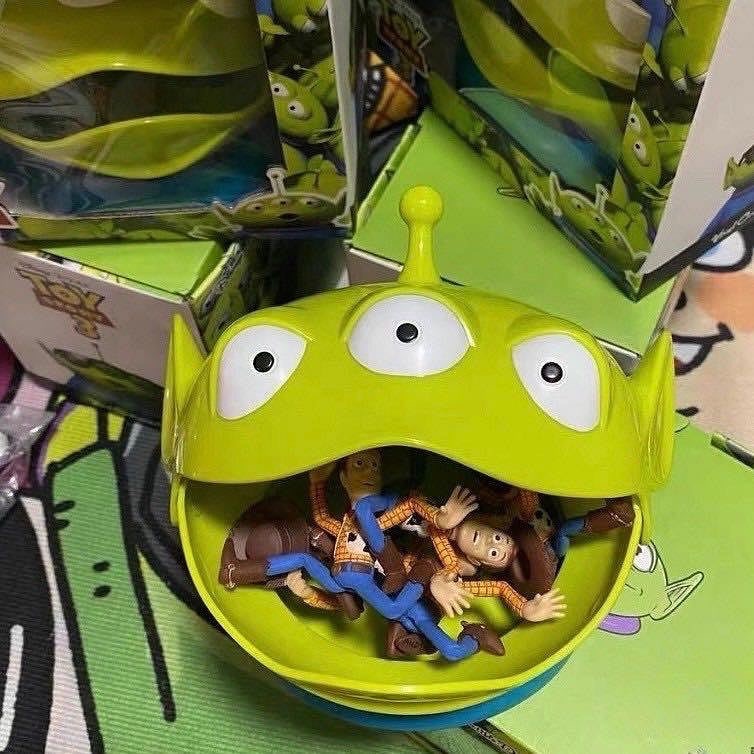 Disney 迪士尼 PIXAR 皮克斯 玩具總動員 三眼怪 三眼仔 公仔 收納盒 置物盒 療癒 玩具 造型 聖誕禮物-細節圖2