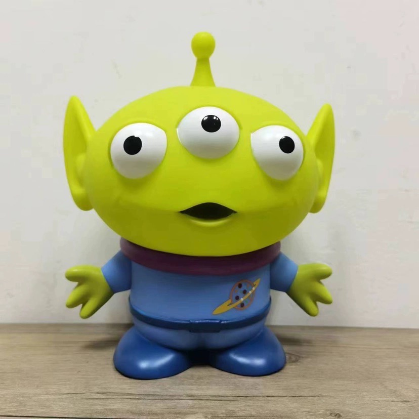 Disney 迪士尼 PIXAR 皮克斯 玩具總動員 三眼怪 三眼仔 大款 玩具 公仔 擺件 卡通 動漫 可愛 存錢筒-細節圖10