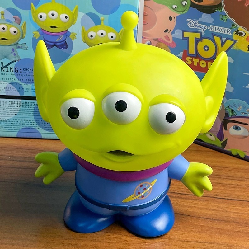 Disney 迪士尼 PIXAR 皮克斯 玩具總動員 三眼怪 三眼仔 大款 玩具 公仔 擺件 卡通 動漫 可愛 存錢筒-細節圖11