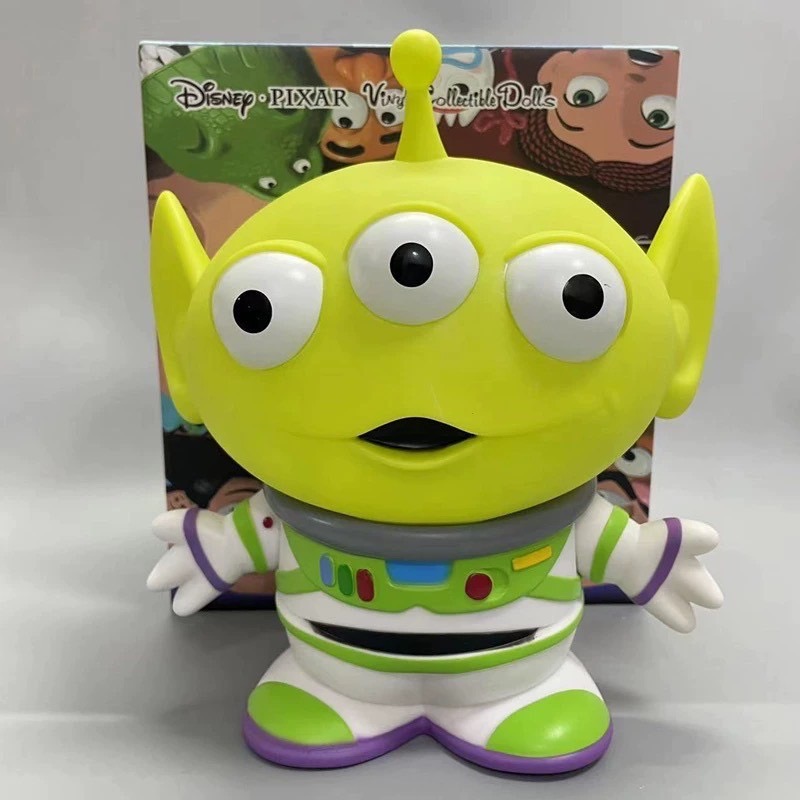 Disney 迪士尼 PIXAR 皮克斯 玩具總動員 三眼怪 三眼仔 大款 巴斯光年 玩具 公仔 擺件 動漫 存錢筒-細節圖2
