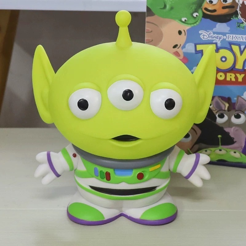 Disney 迪士尼 PIXAR 皮克斯 玩具總動員 三眼怪 三眼仔 大款 巴斯光年 玩具 公仔 擺件 動漫 存錢筒-細節圖3