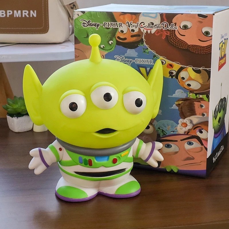 Disney 迪士尼 PIXAR 皮克斯 玩具總動員 三眼怪 三眼仔 大款 巴斯光年 玩具 公仔 擺件 動漫 存錢筒-細節圖4