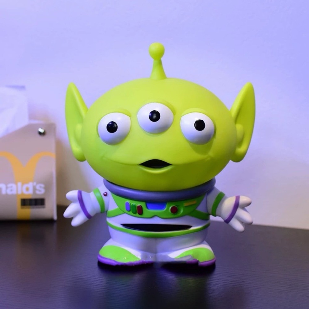 Disney 迪士尼 PIXAR 皮克斯 玩具總動員 三眼怪 三眼仔 大款 巴斯光年 玩具 公仔 擺件 動漫 存錢筒-細節圖10