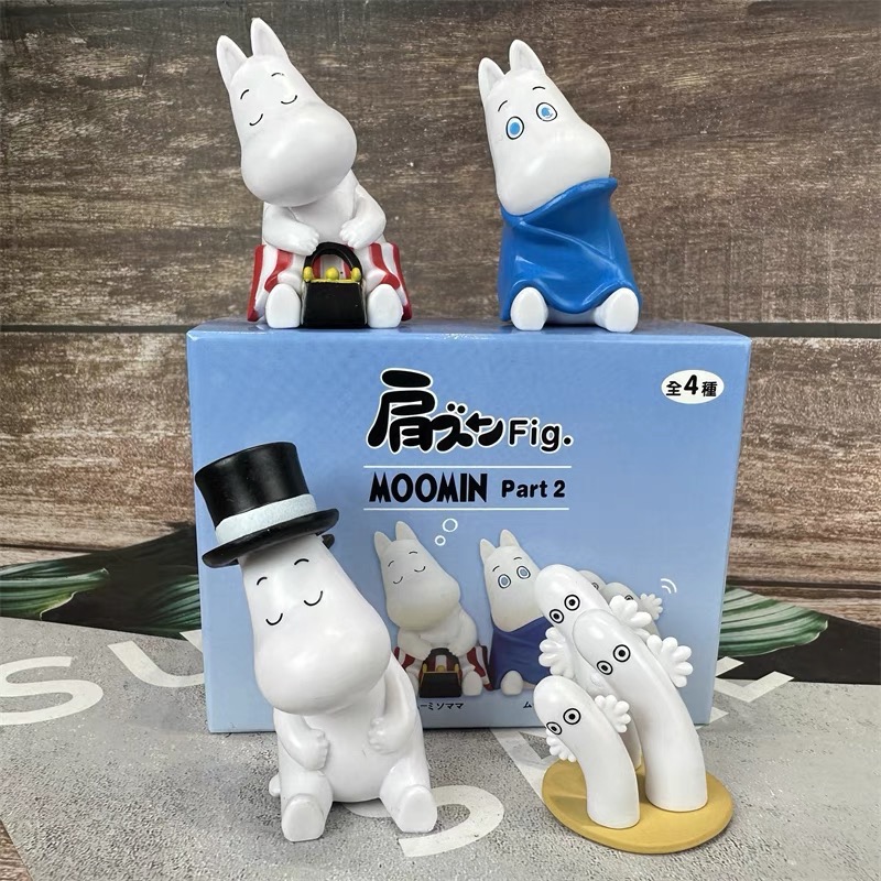 Moomin 姆明 姆明家族 嚕嚕米 小肥肥 蛋糕 公仔 童玩 擺飾 療癒 可愛 造型 擺件 創意 文創 送禮 生日禮物-細節圖2