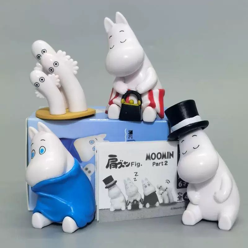 Moomin 姆明 姆明家族 嚕嚕米 小肥肥 蛋糕 公仔 童玩 擺飾 療癒 可愛 造型 擺件 創意 文創 送禮 生日禮物-細節圖4