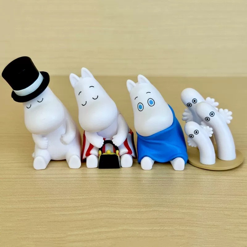 Moomin 姆明 姆明家族 嚕嚕米 小肥肥 蛋糕 公仔 童玩 擺飾 療癒 可愛 造型 擺件 創意 文創 送禮 生日禮物-細節圖5