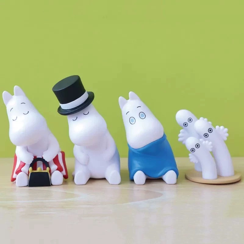 Moomin 姆明 姆明家族 嚕嚕米 小肥肥 蛋糕 公仔 童玩 擺飾 療癒 可愛 造型 擺件 創意 文創 送禮 生日禮物-細節圖6