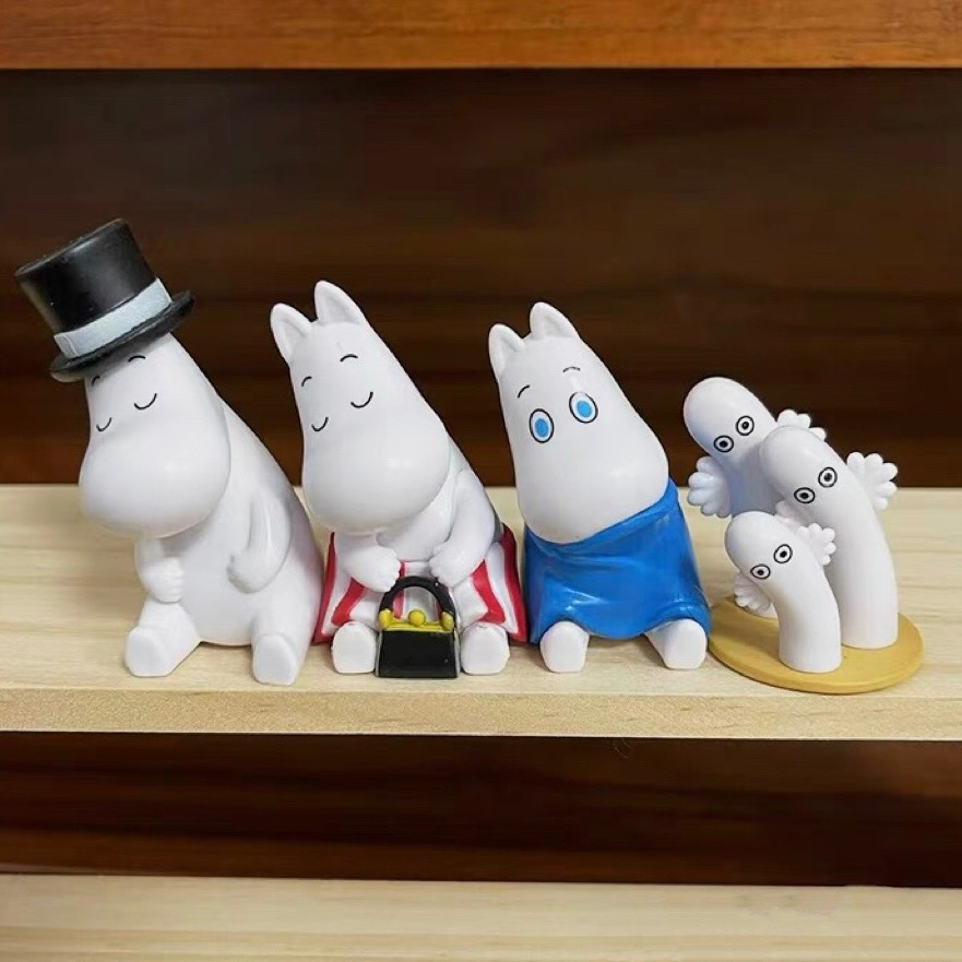 Moomin 姆明 姆明家族 嚕嚕米 小肥肥 蛋糕 公仔 童玩 擺飾 療癒 可愛 造型 擺件 創意 文創 送禮 生日禮物-細節圖11