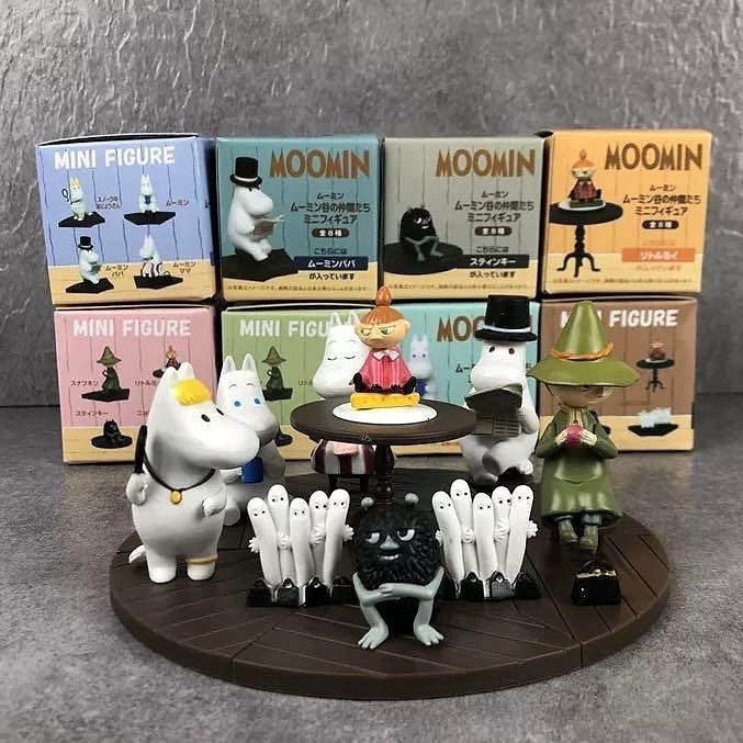 Moomin 姆明 姆明家族 嚕嚕米 小肥肥 小美 史力奇 療癒 送禮 禮物 卡通 玩具 動漫 盲盒 公仔 擺件-細節圖3