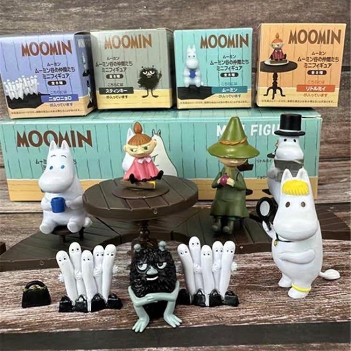 Moomin 姆明 姆明家族 嚕嚕米 小肥肥 小美 史力奇 療癒 送禮 禮物 卡通 玩具 動漫 盲盒 公仔 擺件-細節圖5
