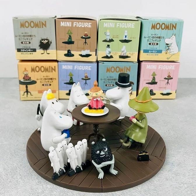 Moomin 姆明 姆明家族 嚕嚕米 小肥肥 小美 史力奇 療癒 送禮 禮物 卡通 玩具 動漫 盲盒 公仔 擺件-細節圖6