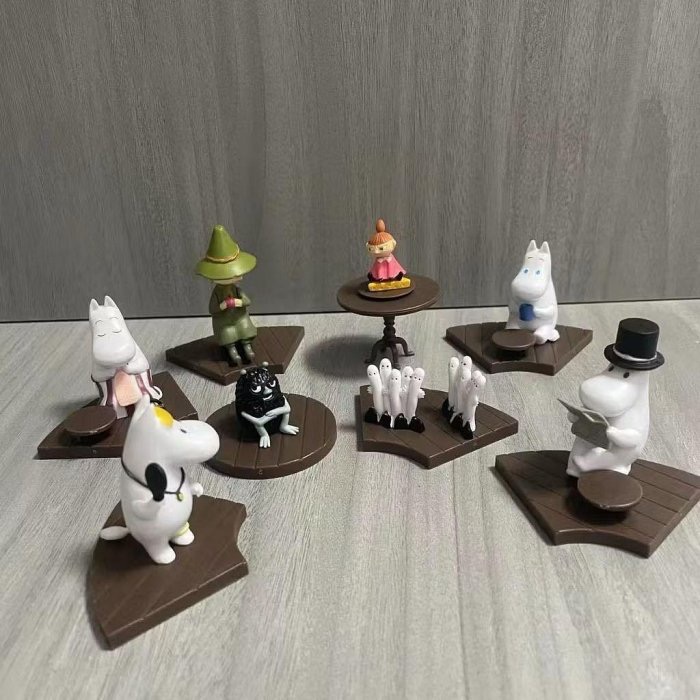 Moomin 姆明 姆明家族 嚕嚕米 小肥肥 小美 史力奇 療癒 送禮 禮物 卡通 玩具 動漫 盲盒 公仔 擺件-細節圖8