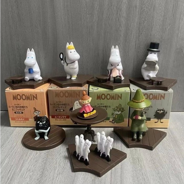 Moomin 姆明 姆明家族 嚕嚕米 小肥肥 小美 史力奇 療癒 送禮 禮物 卡通 玩具 動漫 盲盒 公仔 擺件-細節圖9