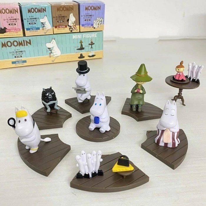 Moomin 姆明 姆明家族 嚕嚕米 小肥肥 小美 史力奇 療癒 送禮 禮物 卡通 玩具 動漫 盲盒 公仔 擺件-細節圖10