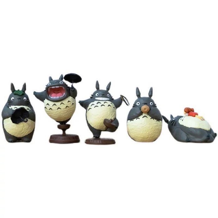 TOTORO 吉卜力 宮崎駿 龍貓 魔女宅急便 黑貓 琪琪 吉吉 龍貓巴士 無臉男 模型 蛋糕 盒玩 盲盒 擺件 可愛-細節圖3