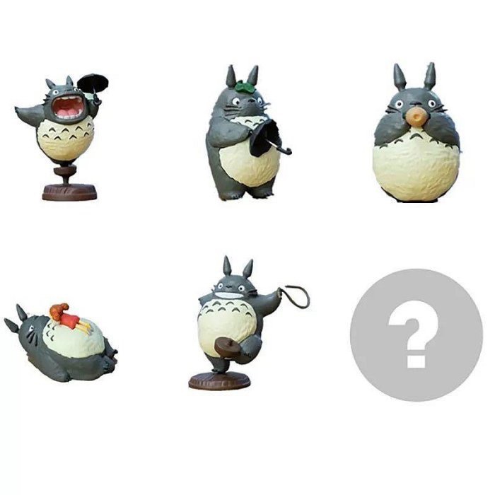 TOTORO 吉卜力 宮崎駿 龍貓 魔女宅急便 黑貓 琪琪 吉吉 龍貓巴士 無臉男 模型 蛋糕 盒玩 盲盒 擺件 可愛-細節圖4
