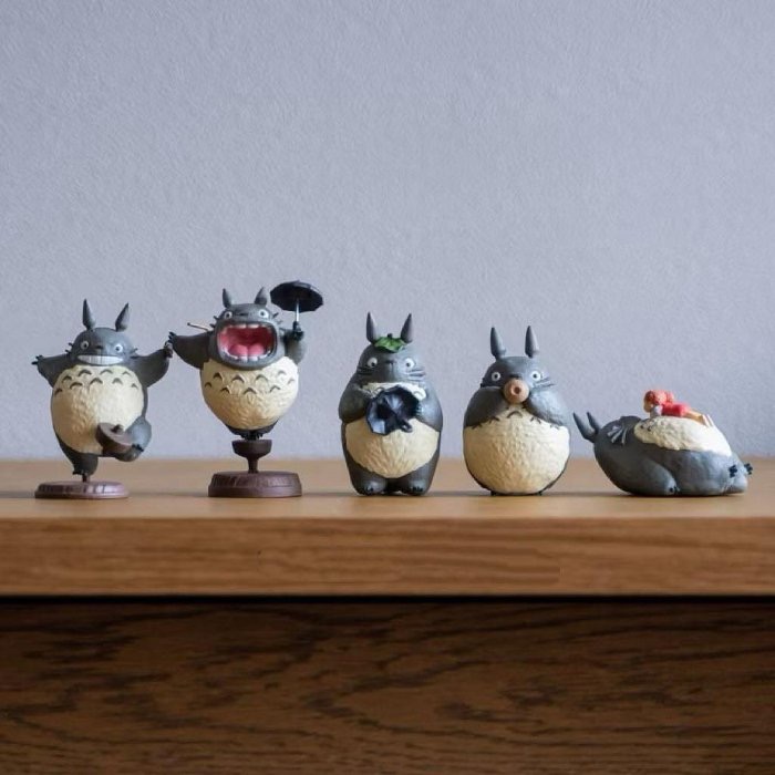 TOTORO 吉卜力 宮崎駿 龍貓 魔女宅急便 黑貓 琪琪 吉吉 龍貓巴士 無臉男 模型 蛋糕 盒玩 盲盒 擺件 可愛-細節圖6