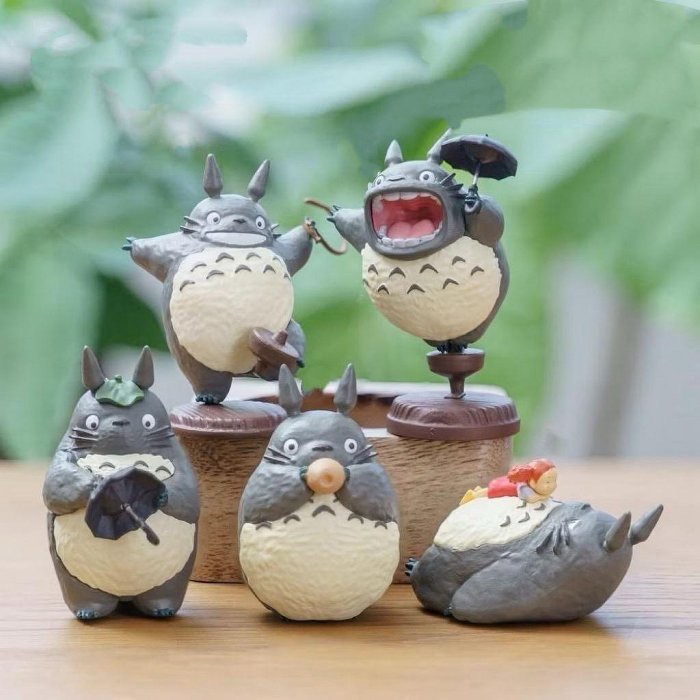 TOTORO 吉卜力 宮崎駿 龍貓 魔女宅急便 黑貓 琪琪 吉吉 龍貓巴士 無臉男 模型 蛋糕 盒玩 盲盒 擺件 可愛-細節圖7
