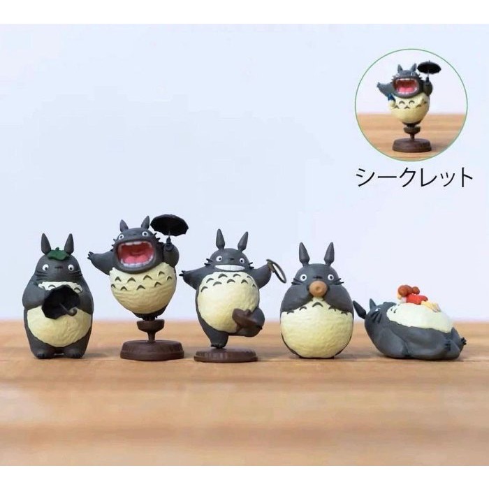 TOTORO 吉卜力 宮崎駿 龍貓 魔女宅急便 黑貓 琪琪 吉吉 龍貓巴士 無臉男 模型 蛋糕 盒玩 盲盒 擺件 可愛-細節圖10