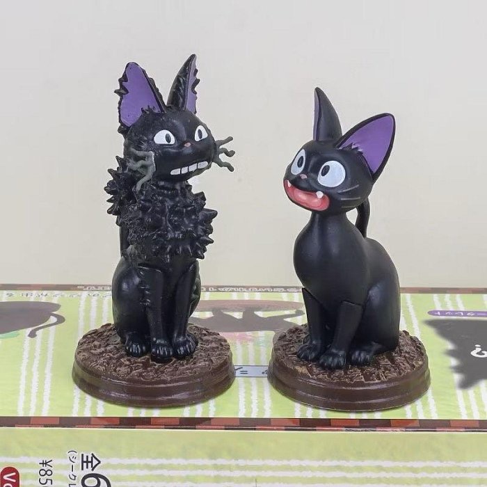 TOTORO 宮崎駿 龍貓 吉吉 琪琪 黑貓 魔女宅急便 療癒 盲盒 盒裝 禮物 動漫 蛋糕 模型 公仔 擺件 造型-細節圖11