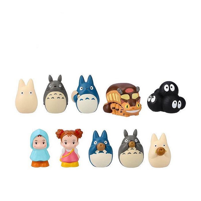 TOTORO 宮崎駿 吉卜力 龍貓 魔女宅急便 無臉男 龍貓巴士 小龍貓 小梅 黑炭 蛋糕 盒裝 玩具 擺件 手指偶-細節圖6