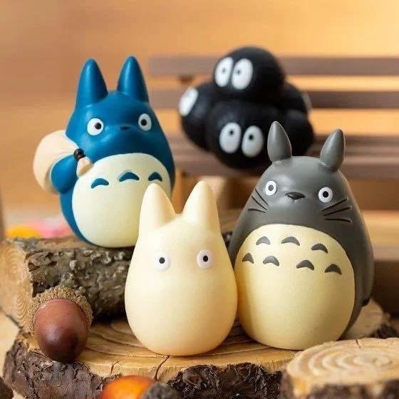 TOTORO 宮崎駿 吉卜力 龍貓 魔女宅急便 無臉男 龍貓巴士 小龍貓 小梅 黑炭 蛋糕 盒裝 玩具 擺件 手指偶-細節圖11