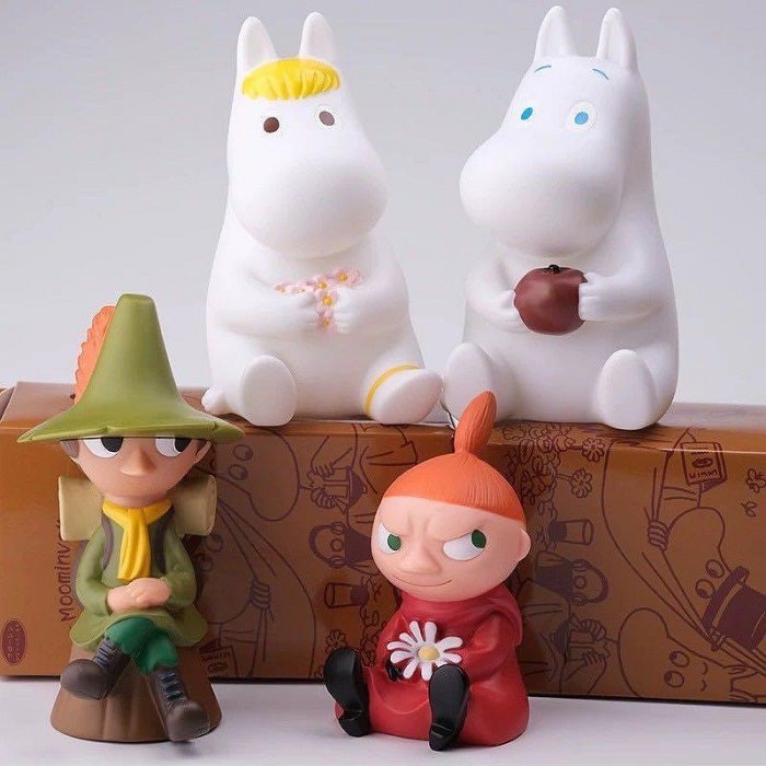Moomin 姆明 姆明家族 嚕嚕米 小肥肥 歌妮 小美 史力奇 存錢筒 零錢筒 造型 擺件 文創 送禮 禮物 公仔-細節圖2