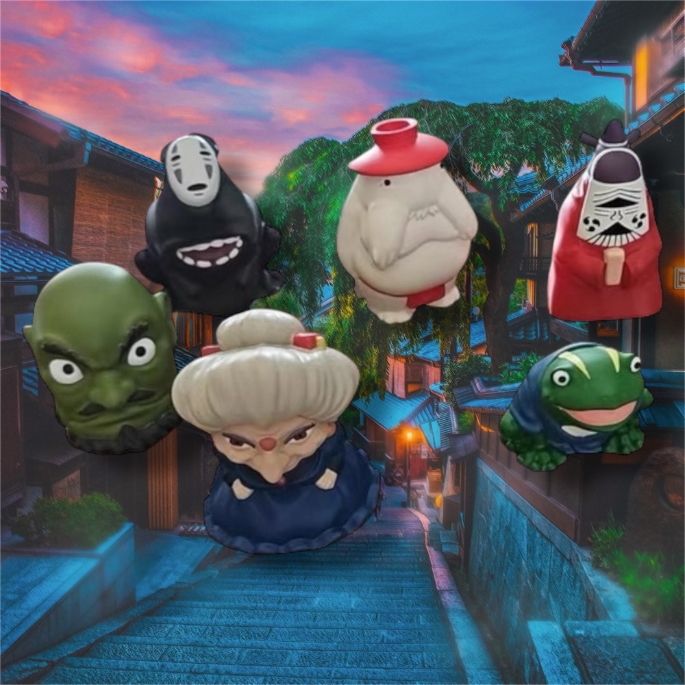 吉卜力 宮崎駿 神隱少女 無臉男 千尋 白龍 湯婆婆 錢婆婆 鍋爐爺爺 小少爺 坊寶寶 療癒 公仔 禮物 聖誕禮物 盒裝-細節圖8