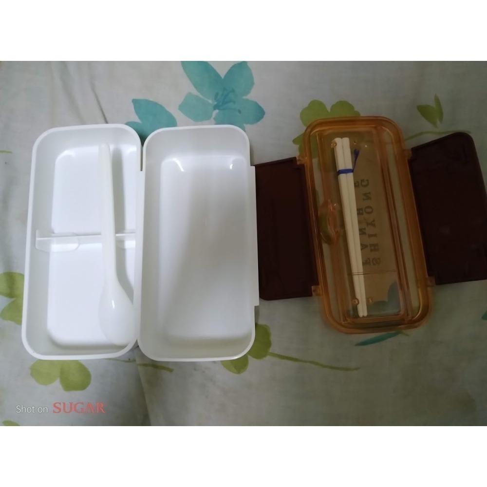 全新小號長方形飯盒（有一點點裂痕如最後一張圖片）-細節圖4