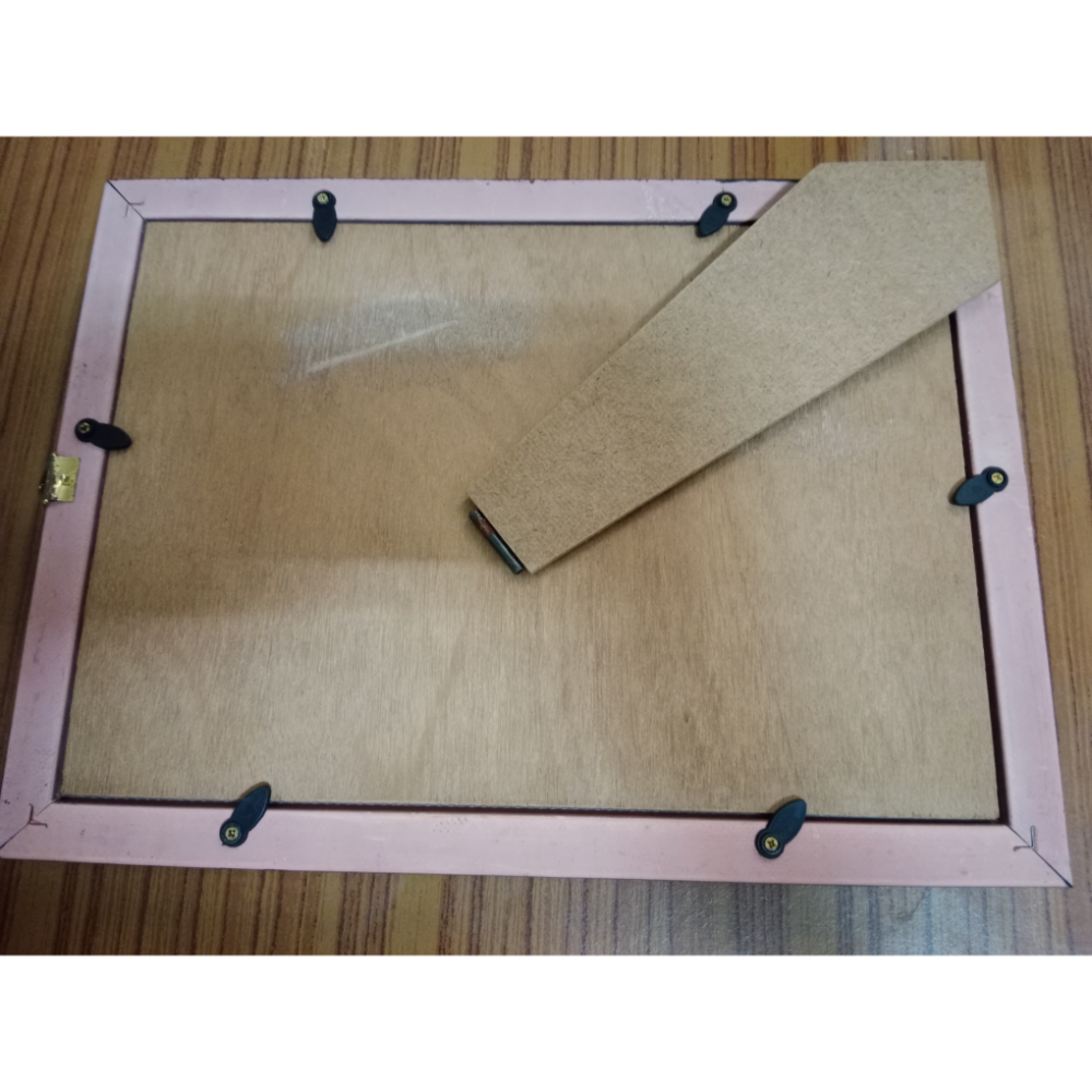 早期高級 證件相框~未使用過 (內部長28公分寬19公分)-細節圖2