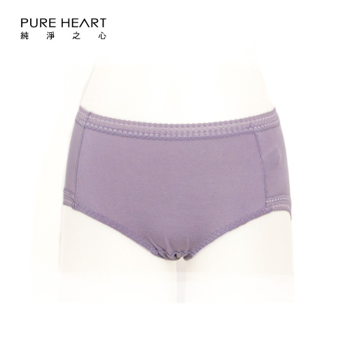 PURE HEART 圓點蕾絲-莫代爾石墨烯 天絲棉抗菌內褲(中低腰)6色組-852