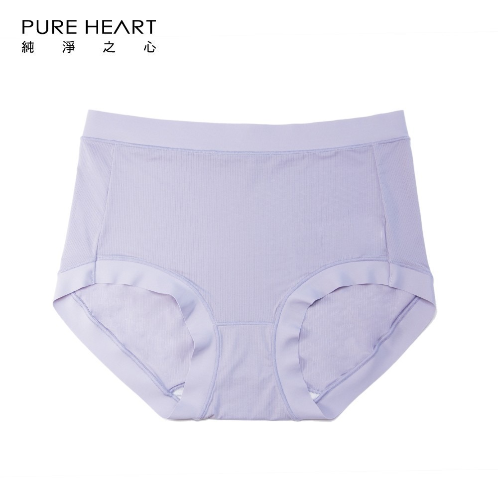 PURE HEART 淡雅素面-氧化鋅抗菌 彈力貼身內褲(中腰)7色組-835-細節圖2